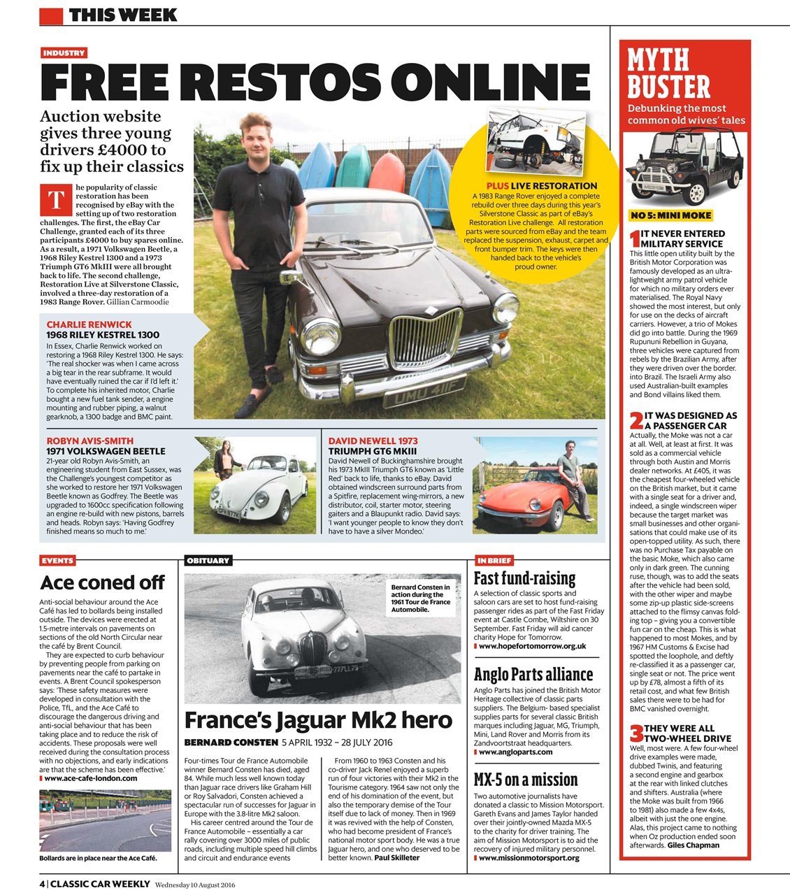 Classic Car Weekly Preview Pages