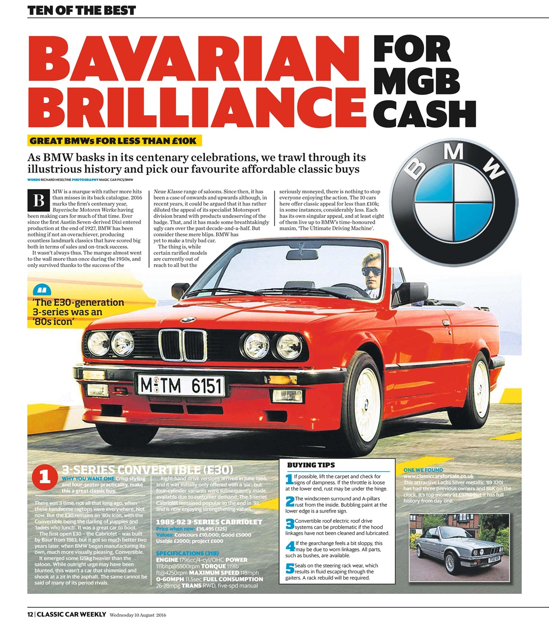 Classic Car Weekly Preview Pages