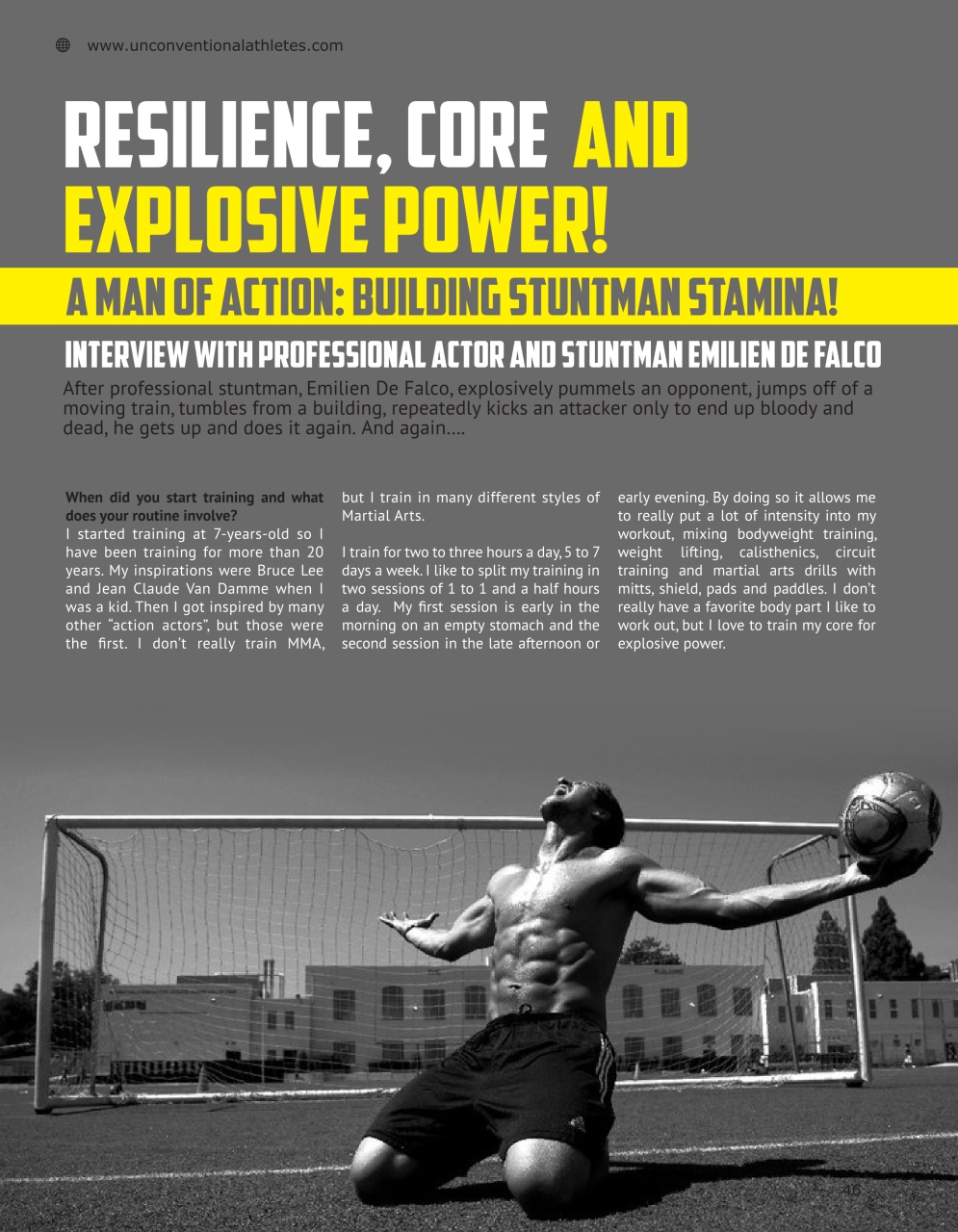 Unconventional Athletes Magazine Preview Pages