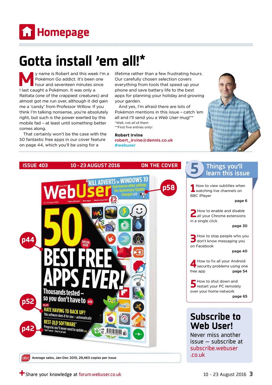 Webuser Preview Pages