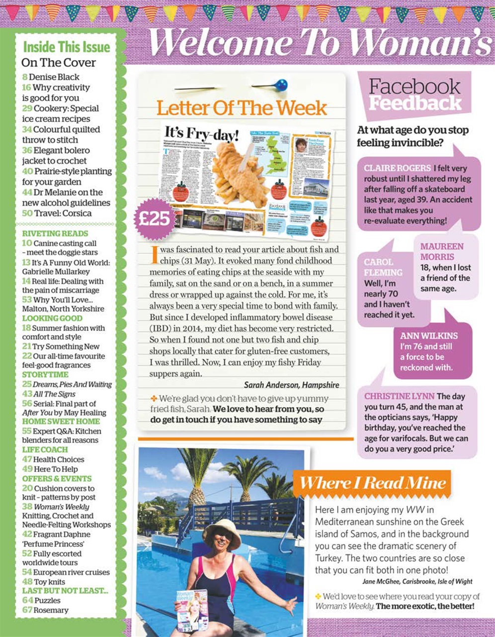 Woman's Weekly Preview Pages