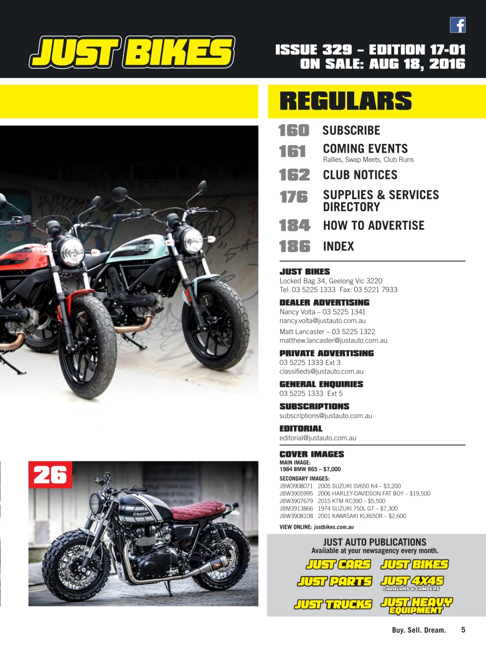 JUST BIKES Preview Pages