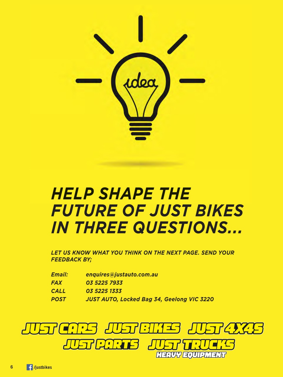 JUST BIKES Preview Pages