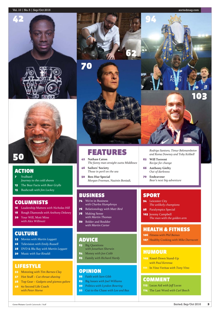 Sorted Magazine – The men's mag with morals Preview Pages