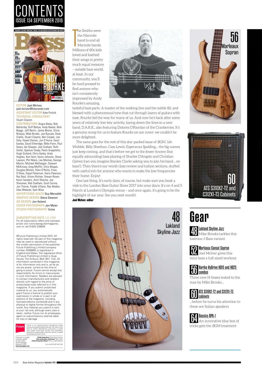 Bass Player UK Preview Pages