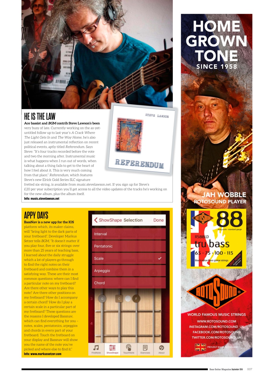 Bass Player UK Preview Pages