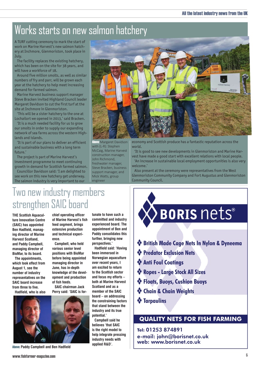 Fish Farmer Magazine Preview Pages