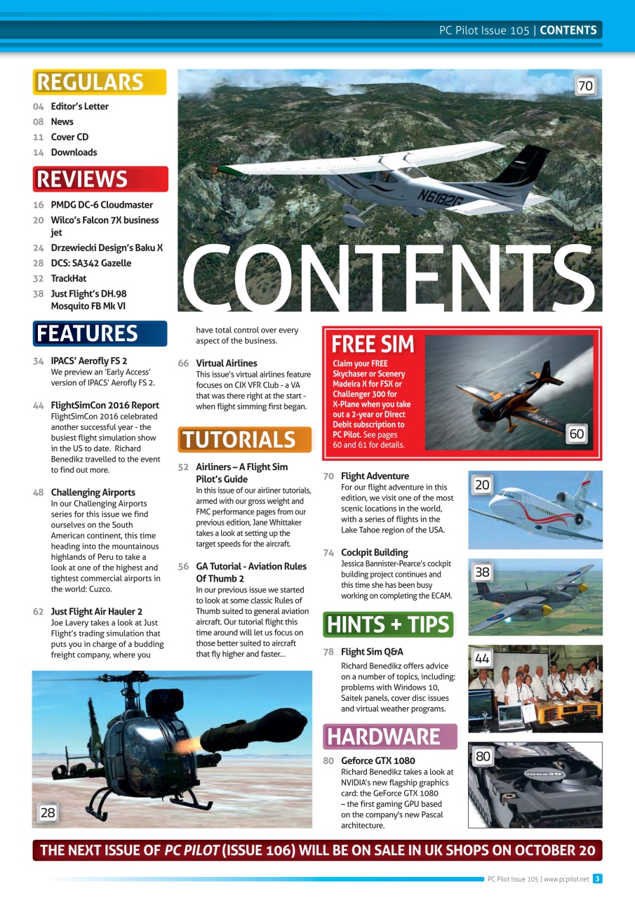 PC Pilot Preview Pages