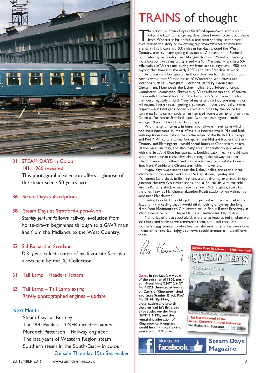 Steam Days Preview Pages