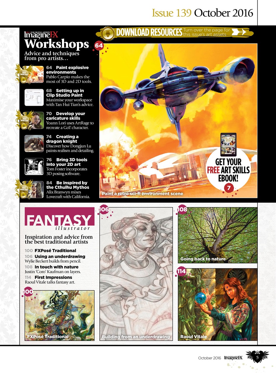 ImagineFX Preview Pages