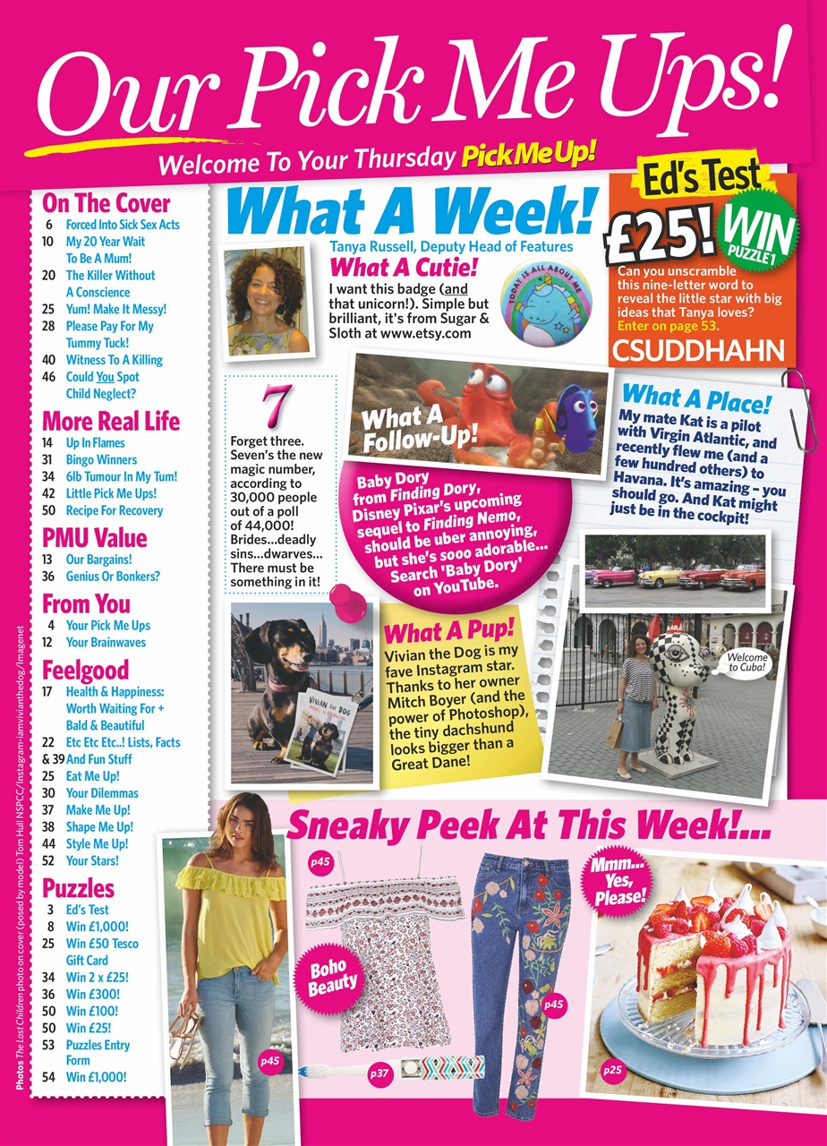 Pick Me Up Preview Pages