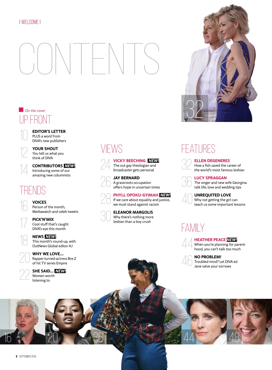 DIVA Magazine Preview Pages