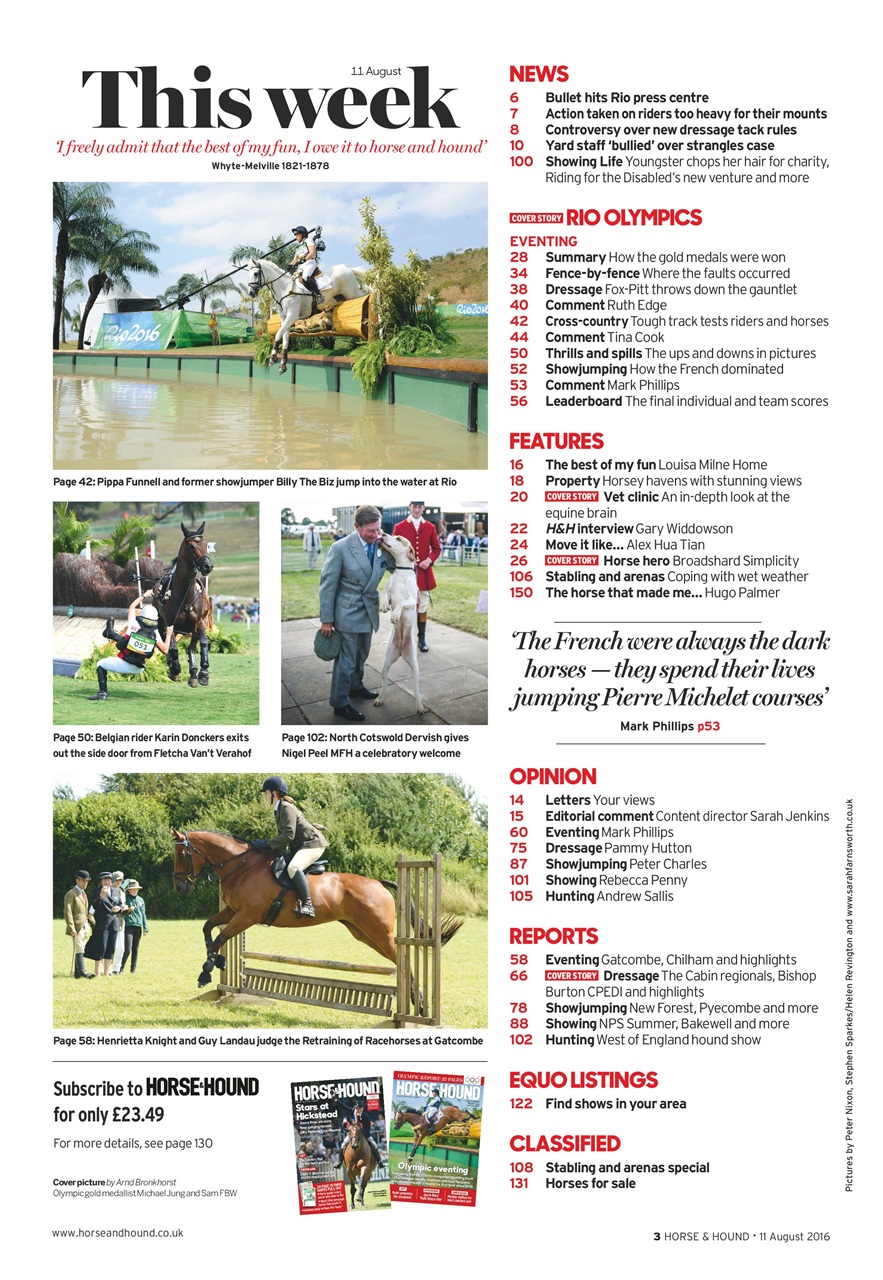 Horse & Hound Preview Pages