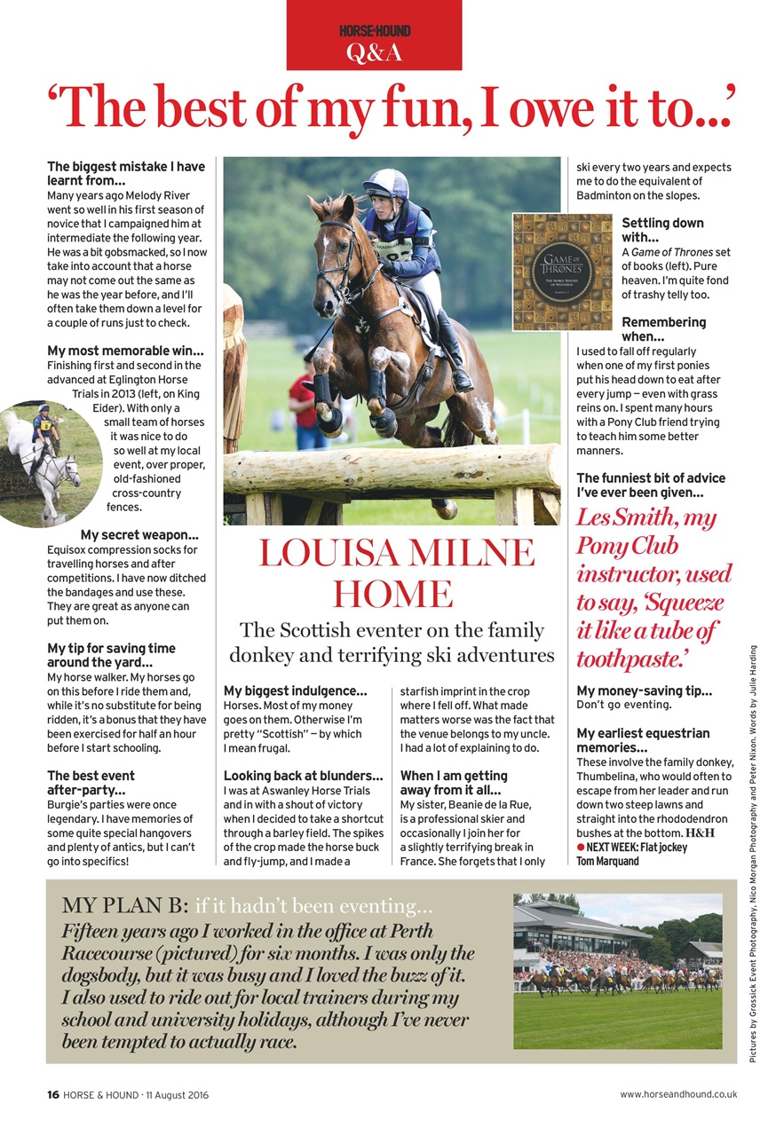 Horse & Hound Preview Pages
