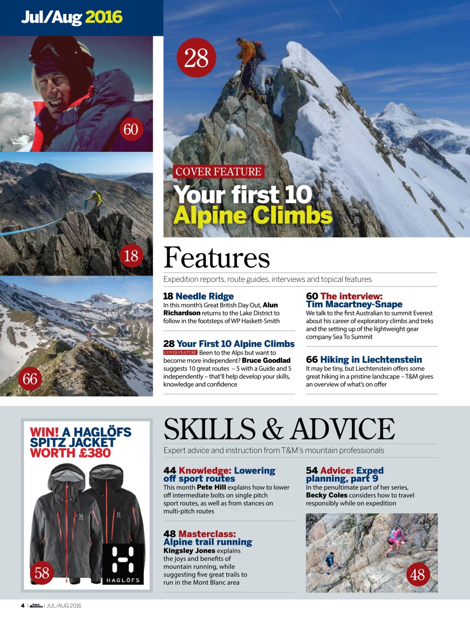 Trek & Mountain Magazine Preview Pages