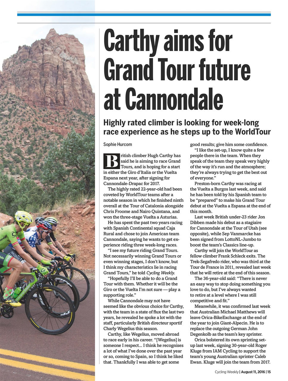 Cycling Weekly Preview Pages