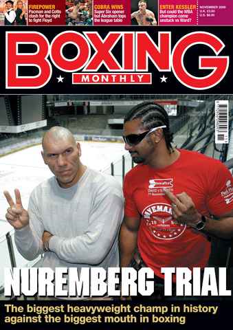 Boxing Monthly issue Boxing Monthly November 2009