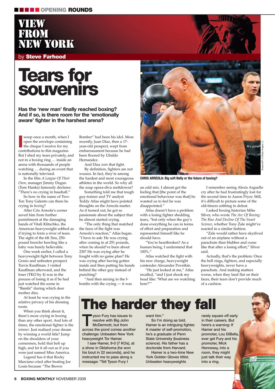 Boxing Monthly Preview Pages