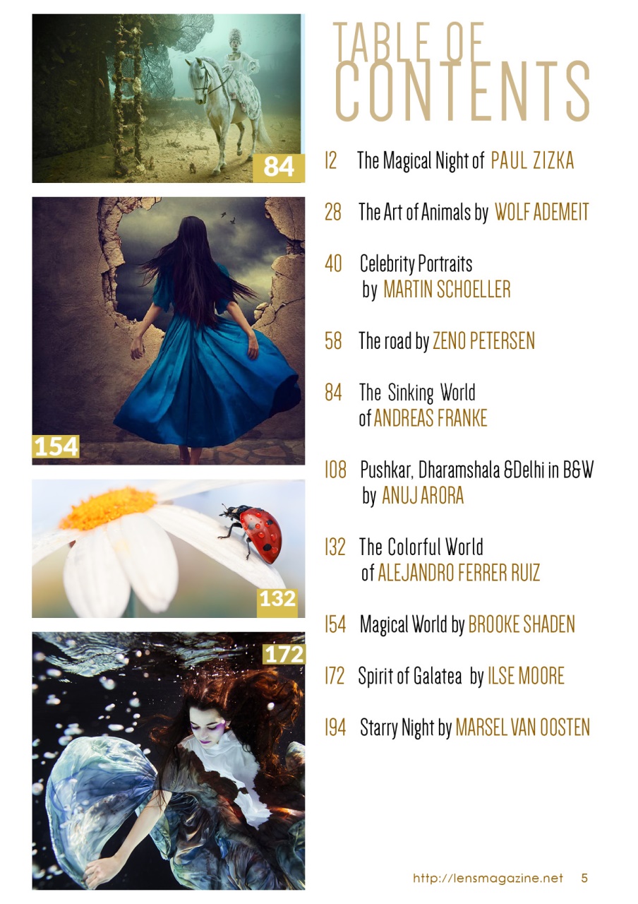 Lens Magazine Preview Pages