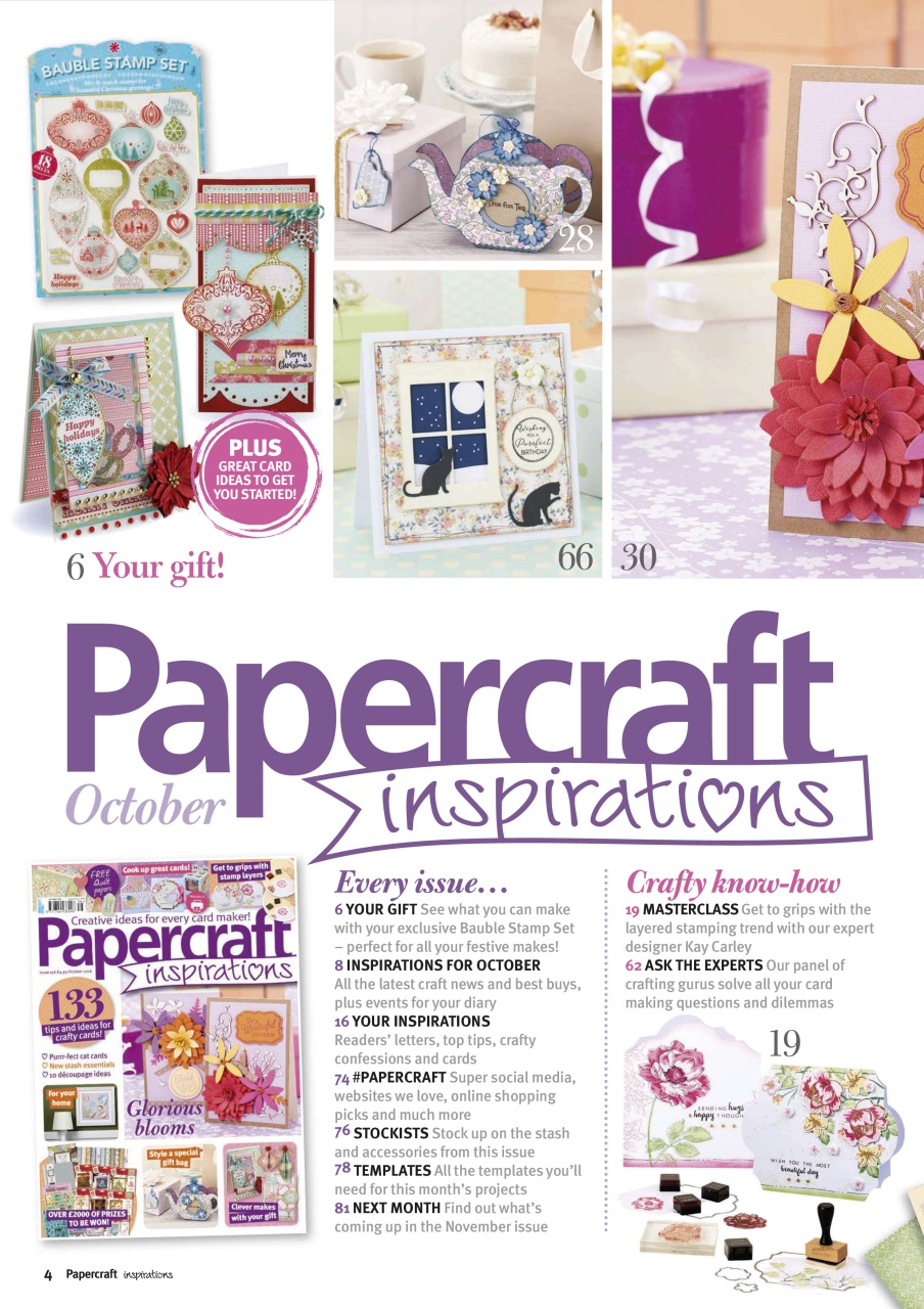 Papercraft Inspirations Preview Pages