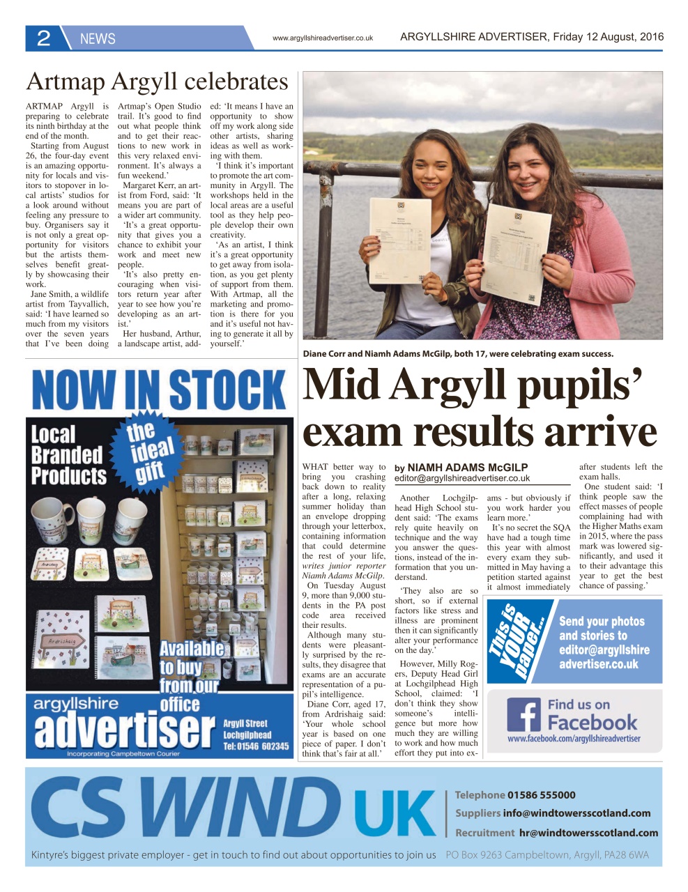 Argyllshire Advertiser Preview Pages