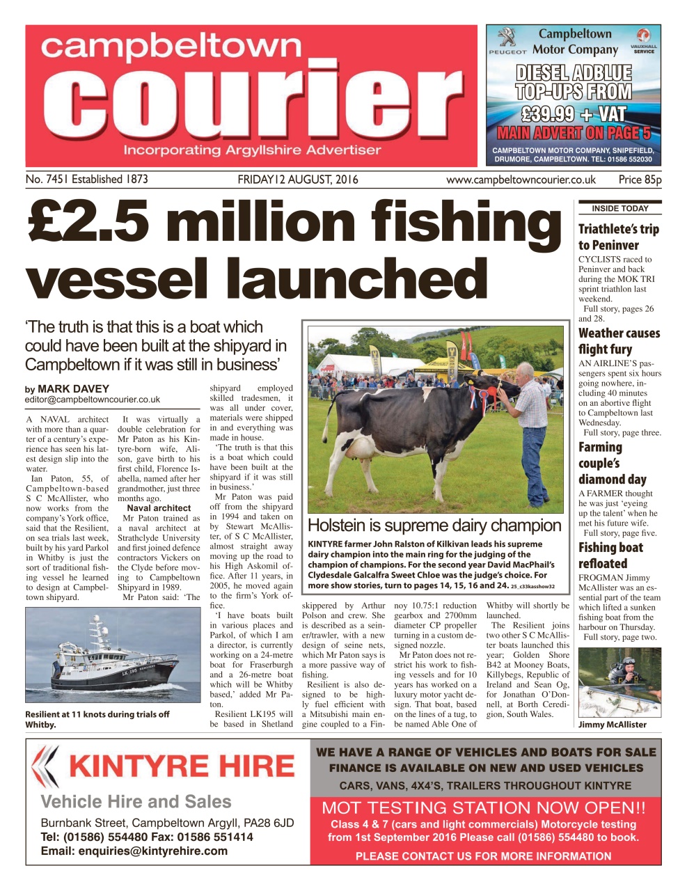 Campbeltown Courier Preview Pages