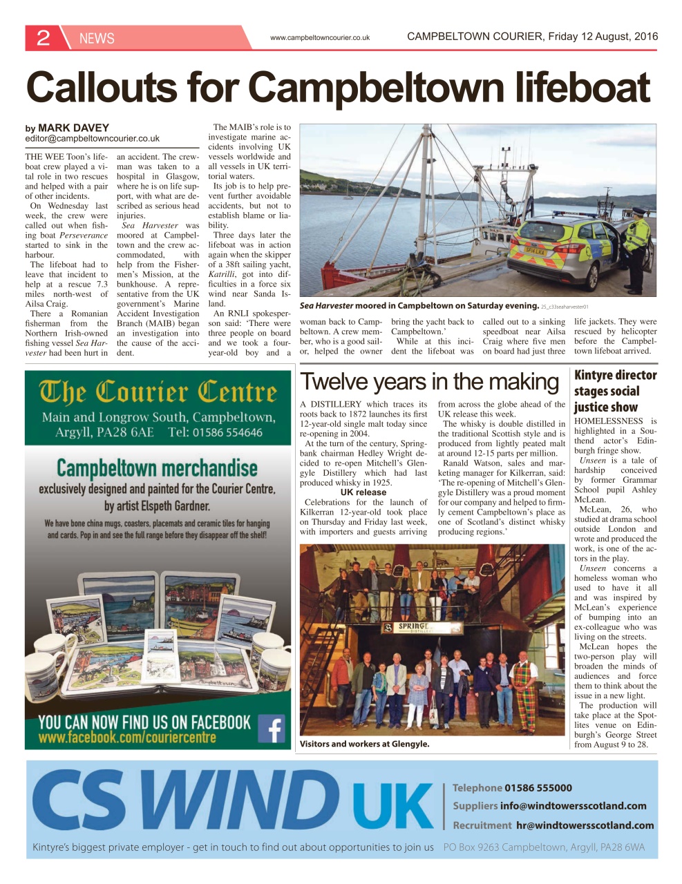 Campbeltown Courier Preview Pages