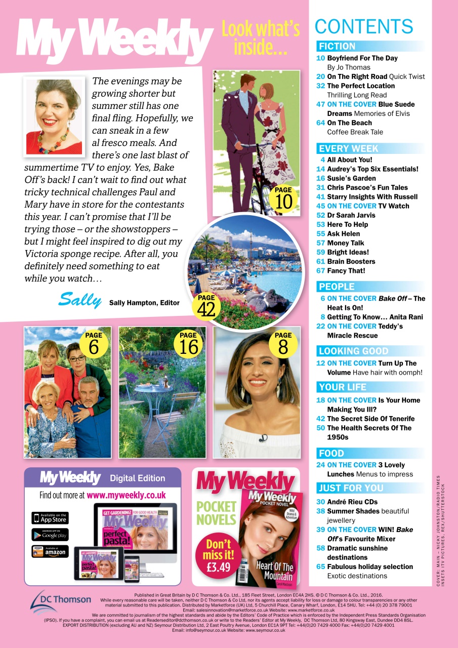 My Weekly Preview Pages