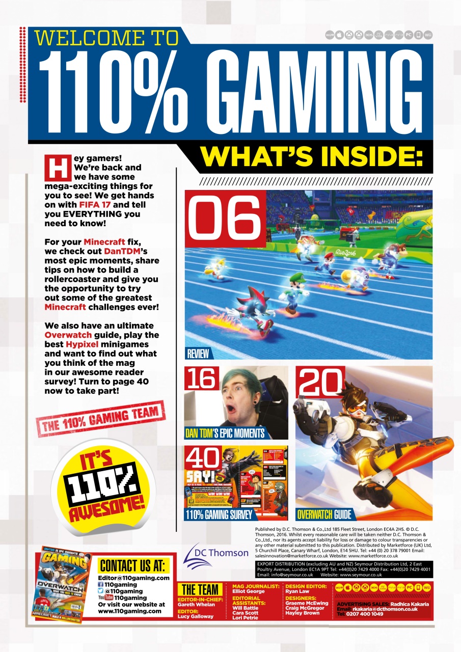 110% Gaming Preview Pages