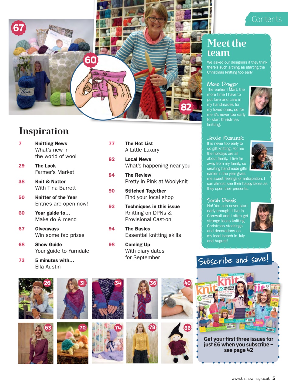 Knit Now Preview Pages