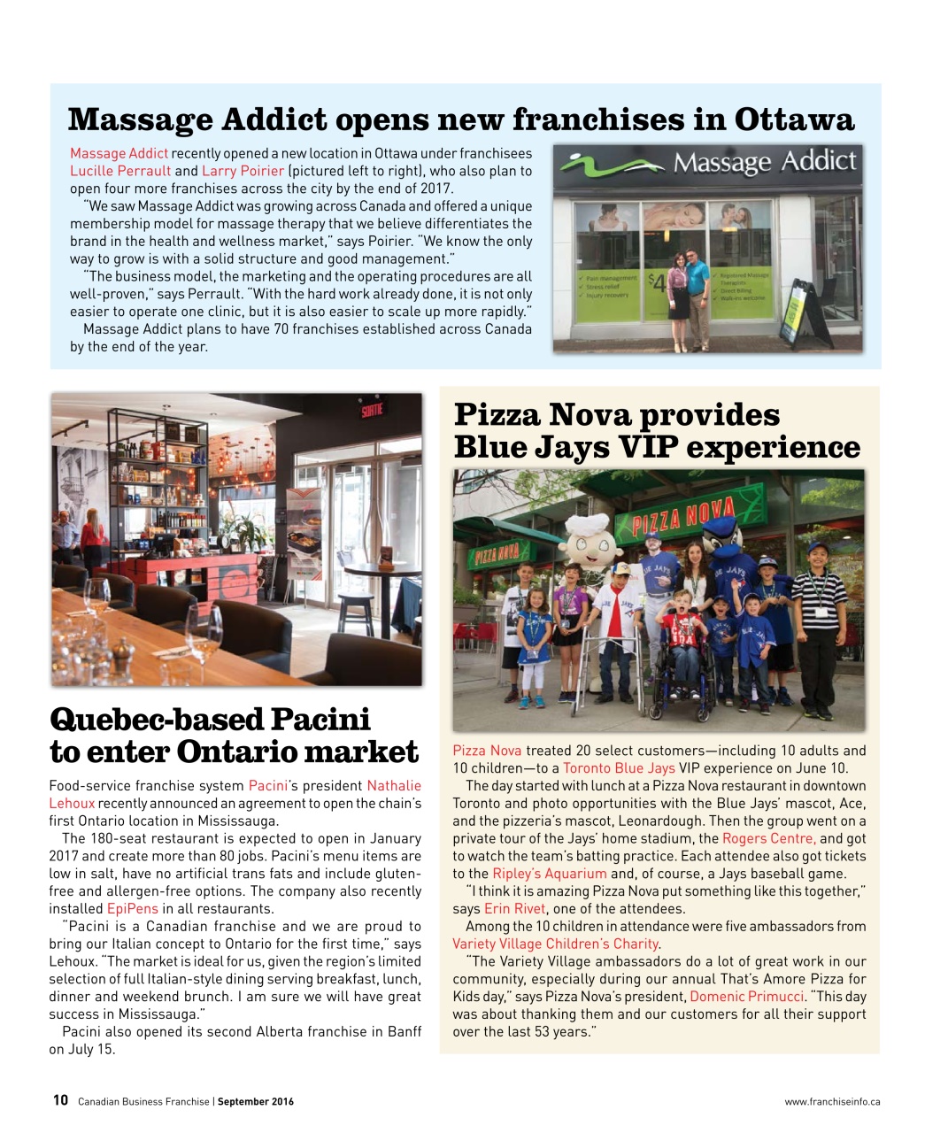 Canadian Business Franchise Preview Pages