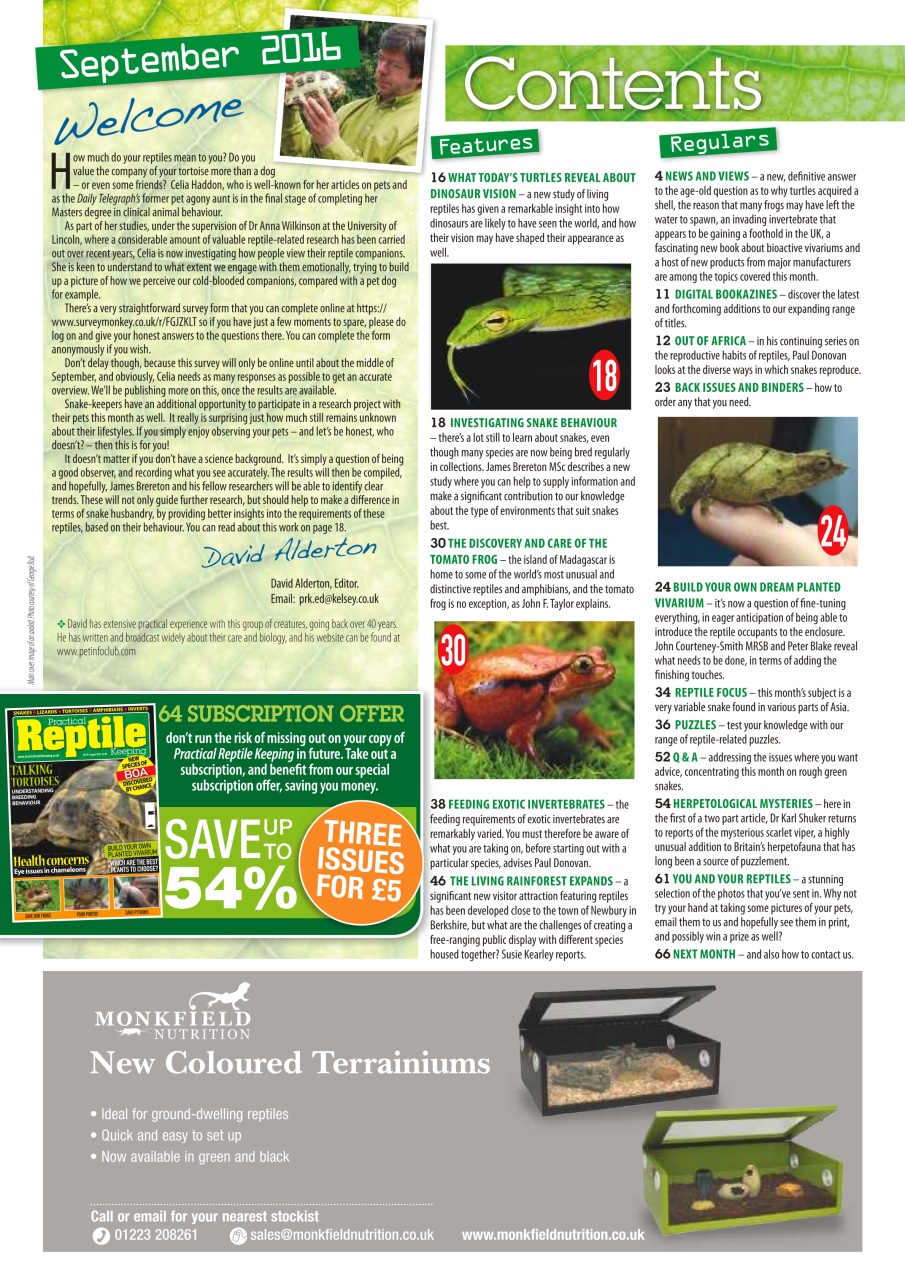 Practical Reptile Keeping Preview Pages