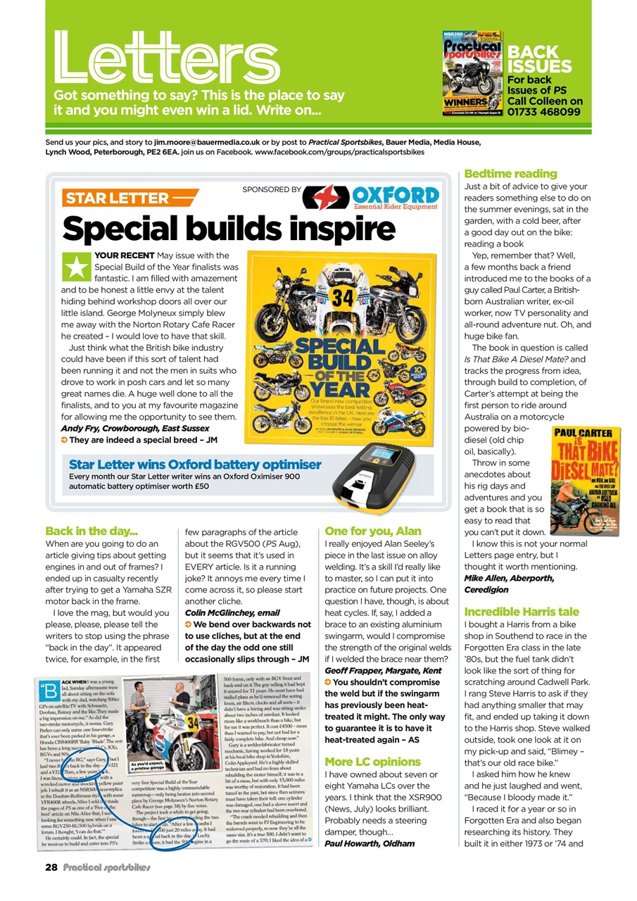 Practical Sportsbikes Preview Pages