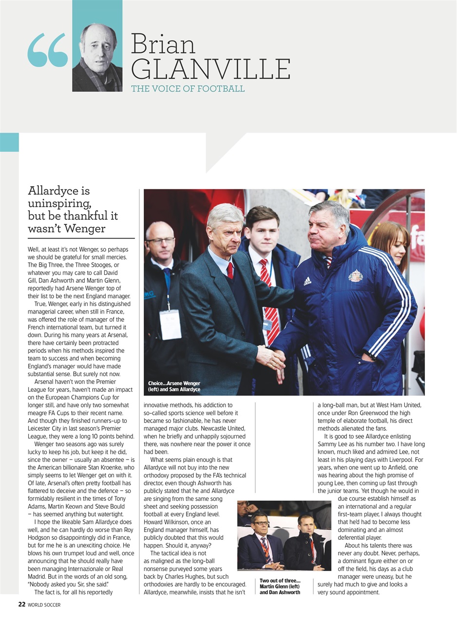 World Soccer Preview Pages