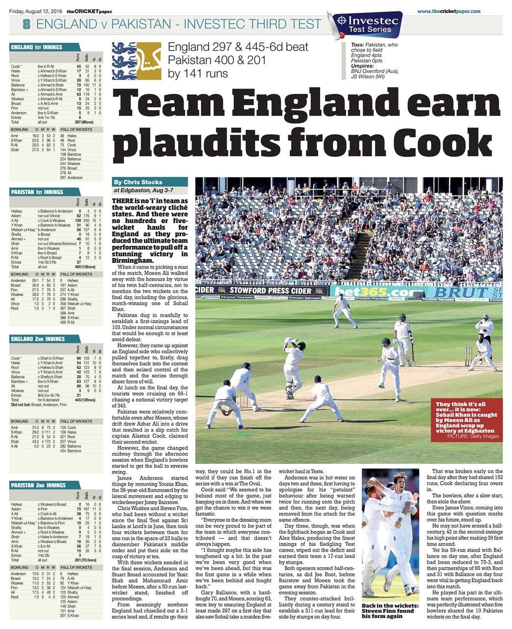 The Cricket Paper Preview Pages