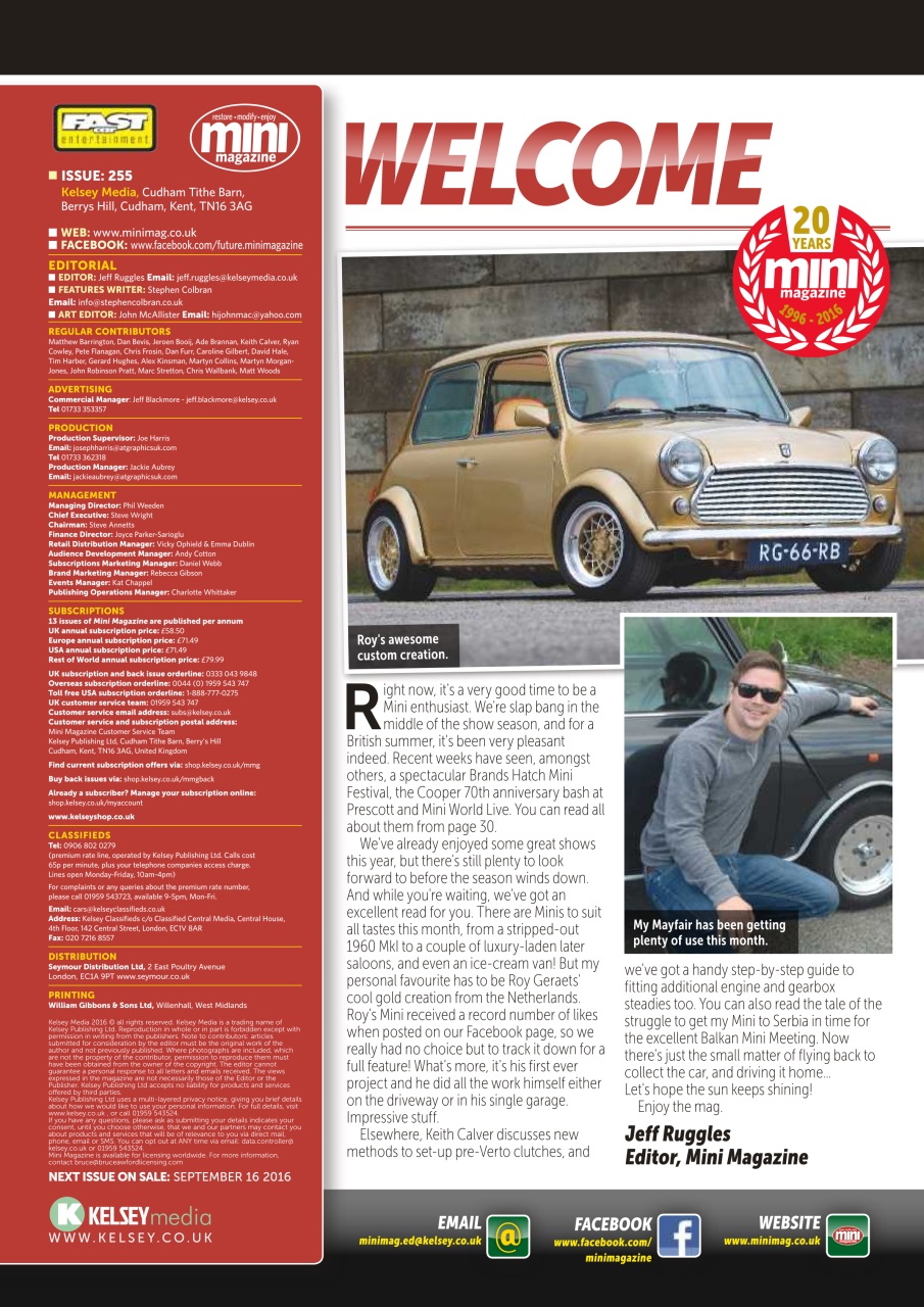 Mini Magazine Preview Pages