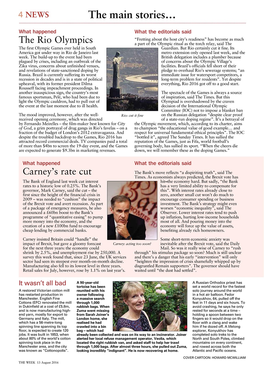 The Week Preview Pages