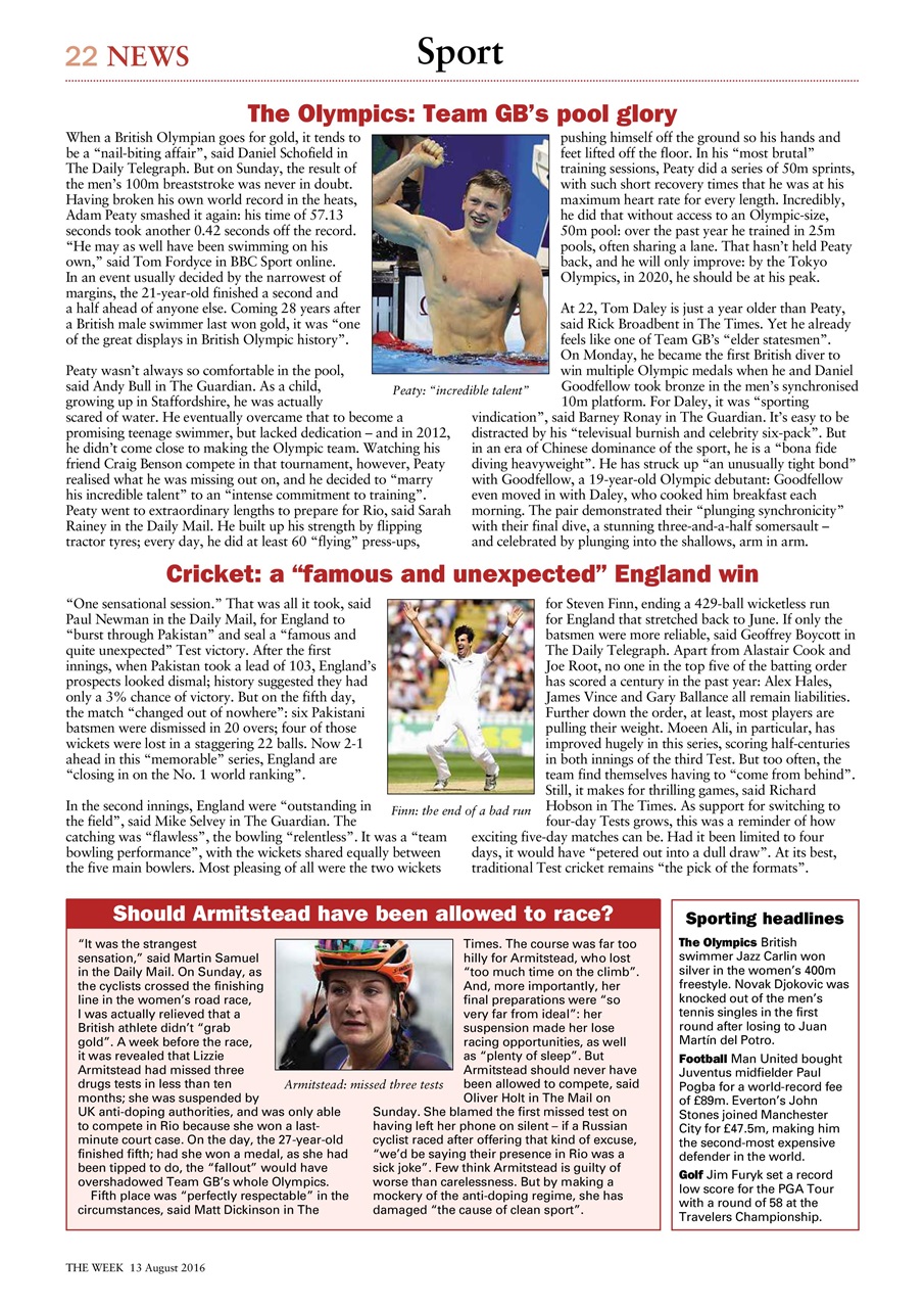 The Week Preview Pages