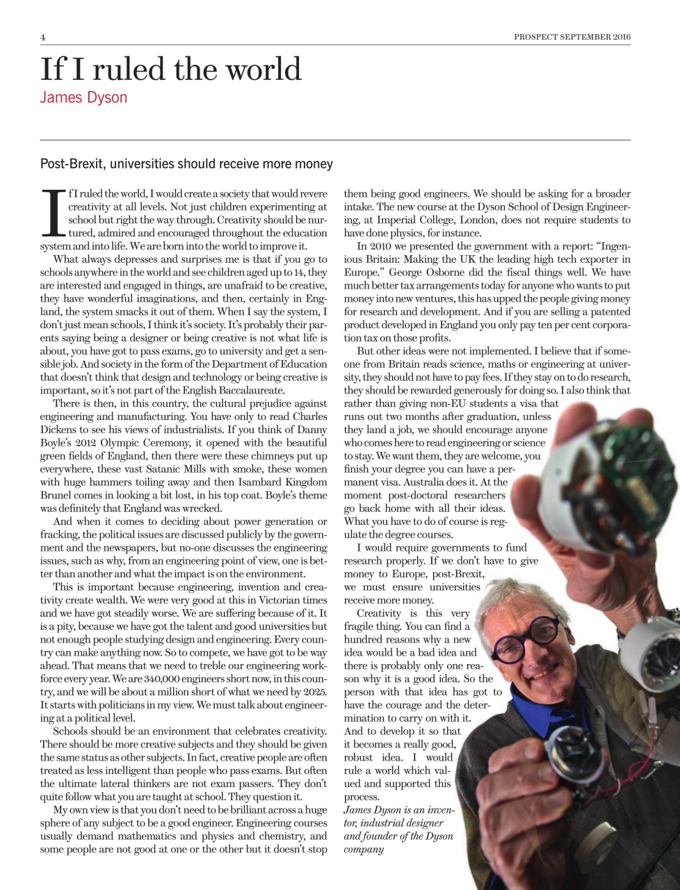 Prospect Magazine Preview Pages