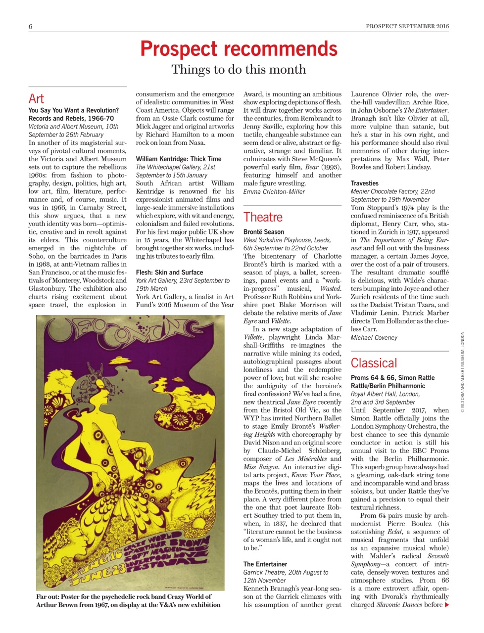 Prospect Magazine Preview Pages