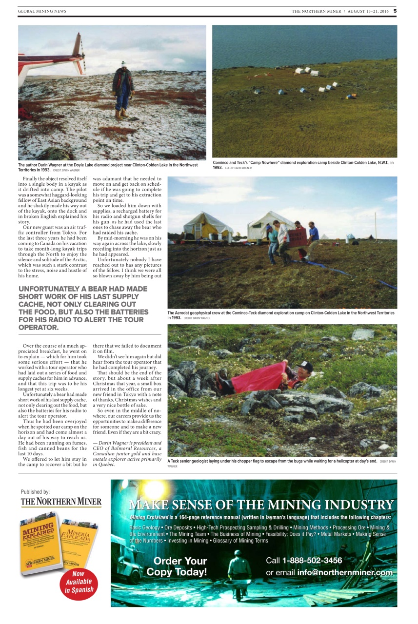 The Northern Miner Preview Pages
