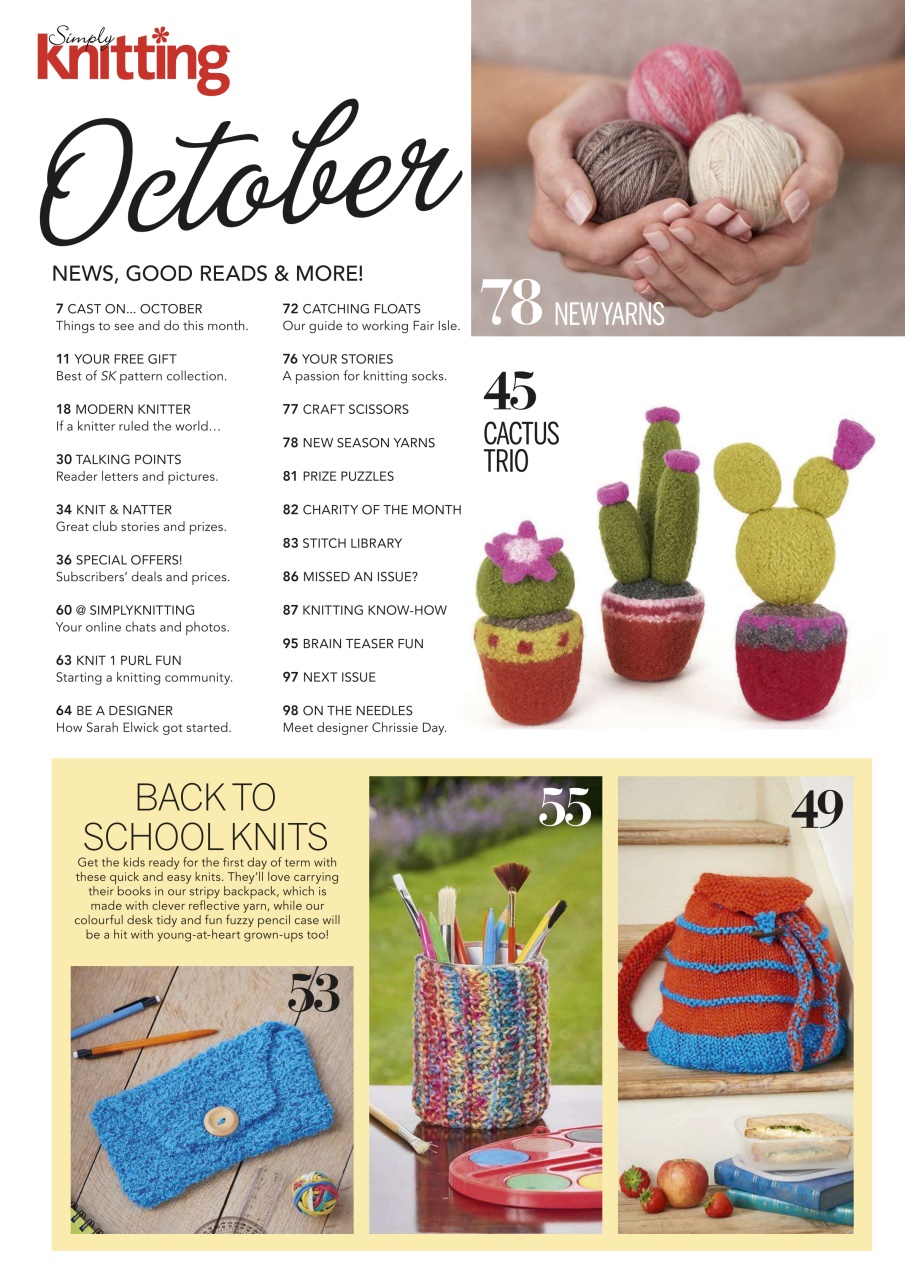 Simply Knitting Preview Pages