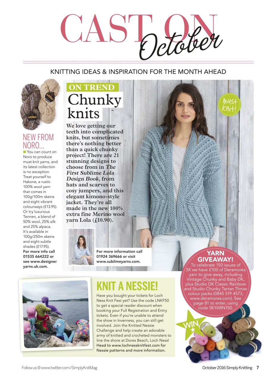 Simply Knitting Preview Pages