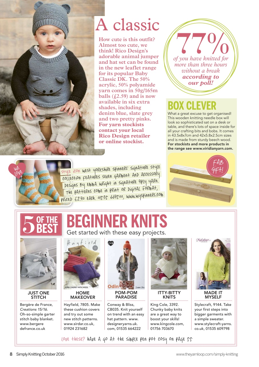 Simply Knitting Preview Pages