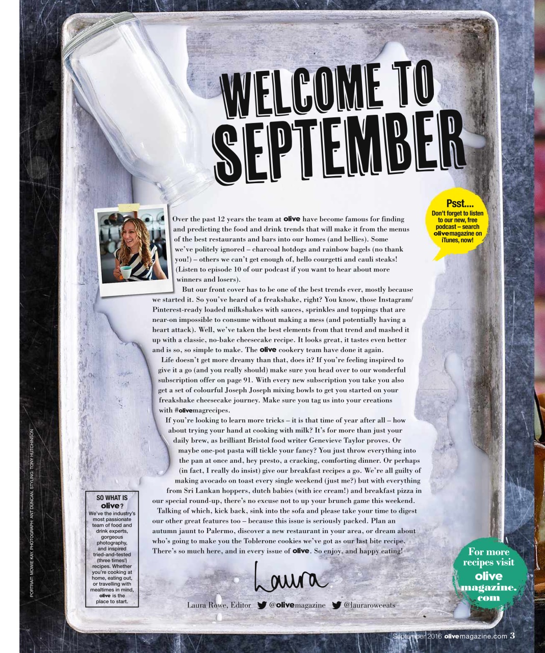 Olive Magazine Preview Pages