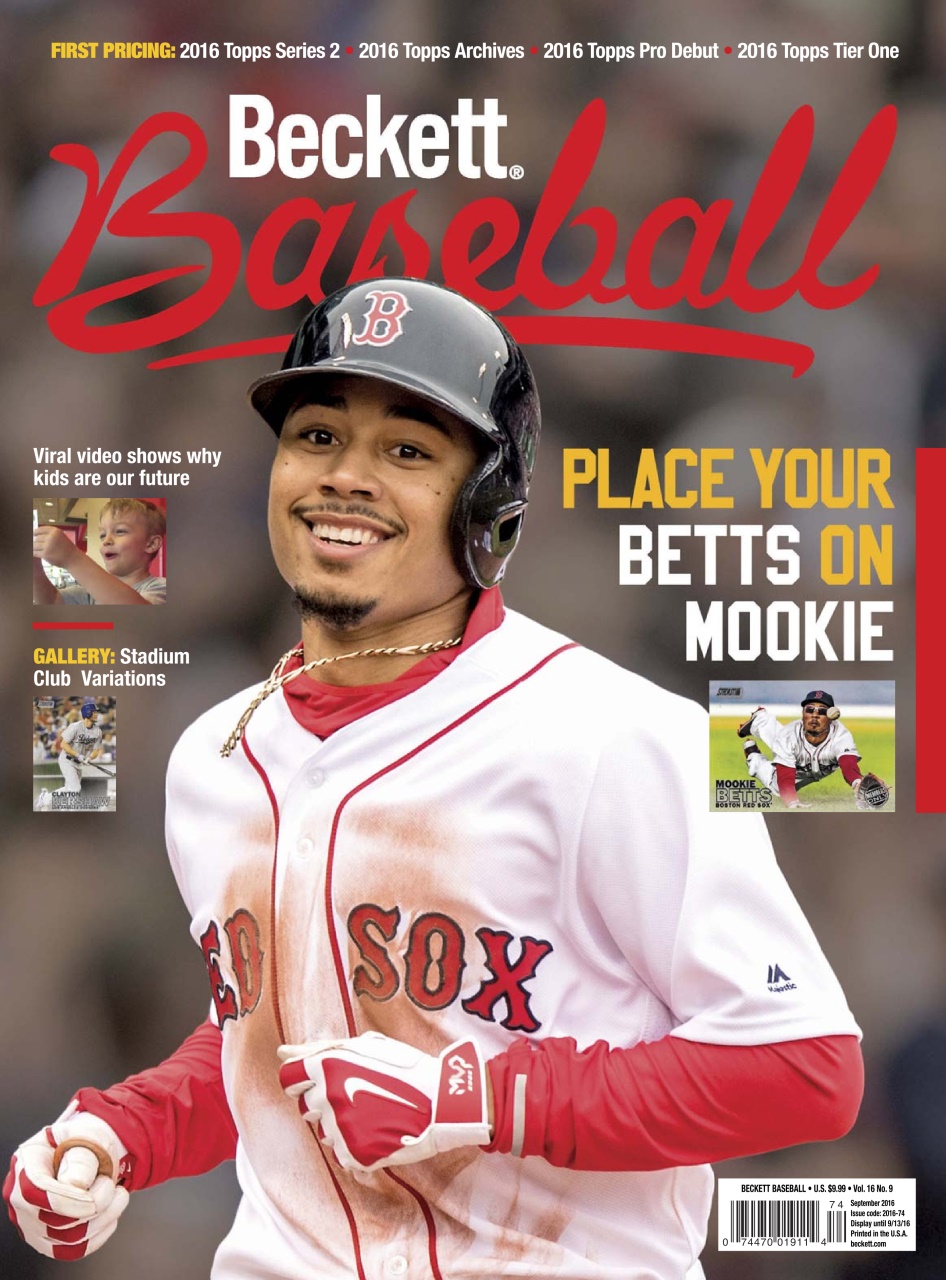 Beckett Baseball Magazine Preview Pages