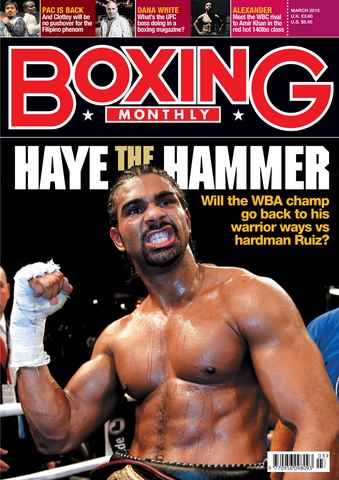 Boxing Monthly issue Boxing Monthly March 2010
