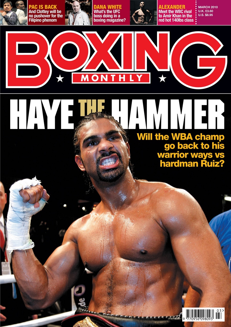 Boxing Monthly Preview Pages