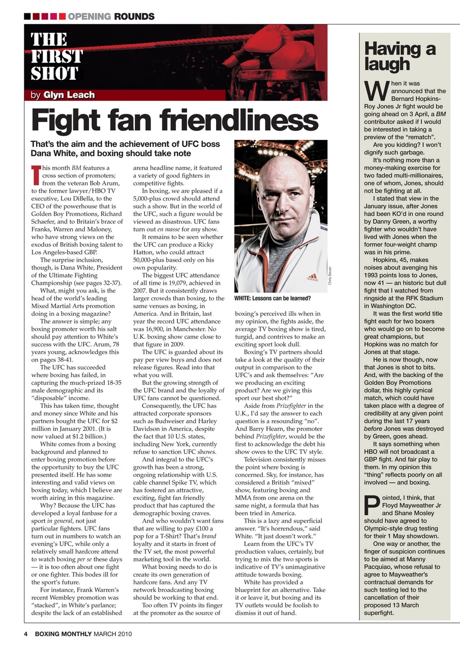 Boxing Monthly Preview Pages