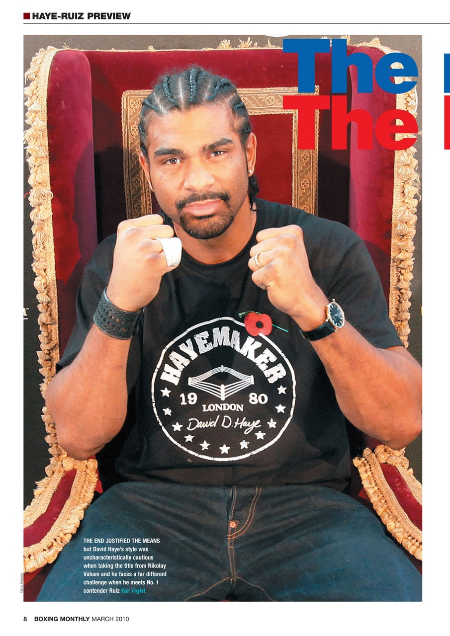 Boxing Monthly Preview Pages